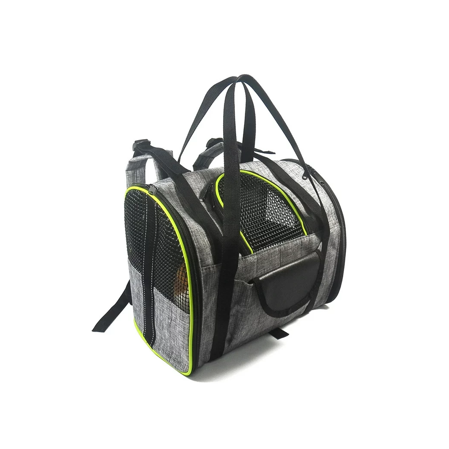 BOLSO TRANSPORTADOR PERROS GATOS MUNDO ONLINE RESPIRABLE - 1