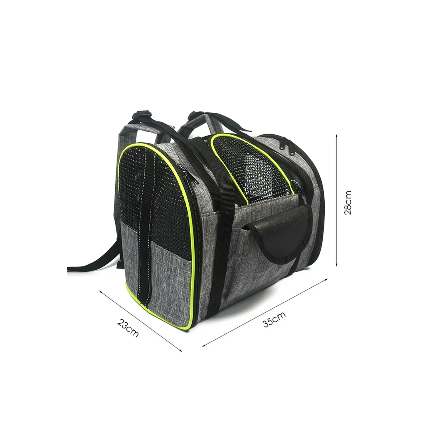 BOLSO TRANSPORTADOR PERROS GATOS MUNDO ONLINE RESPIRABLE - 4