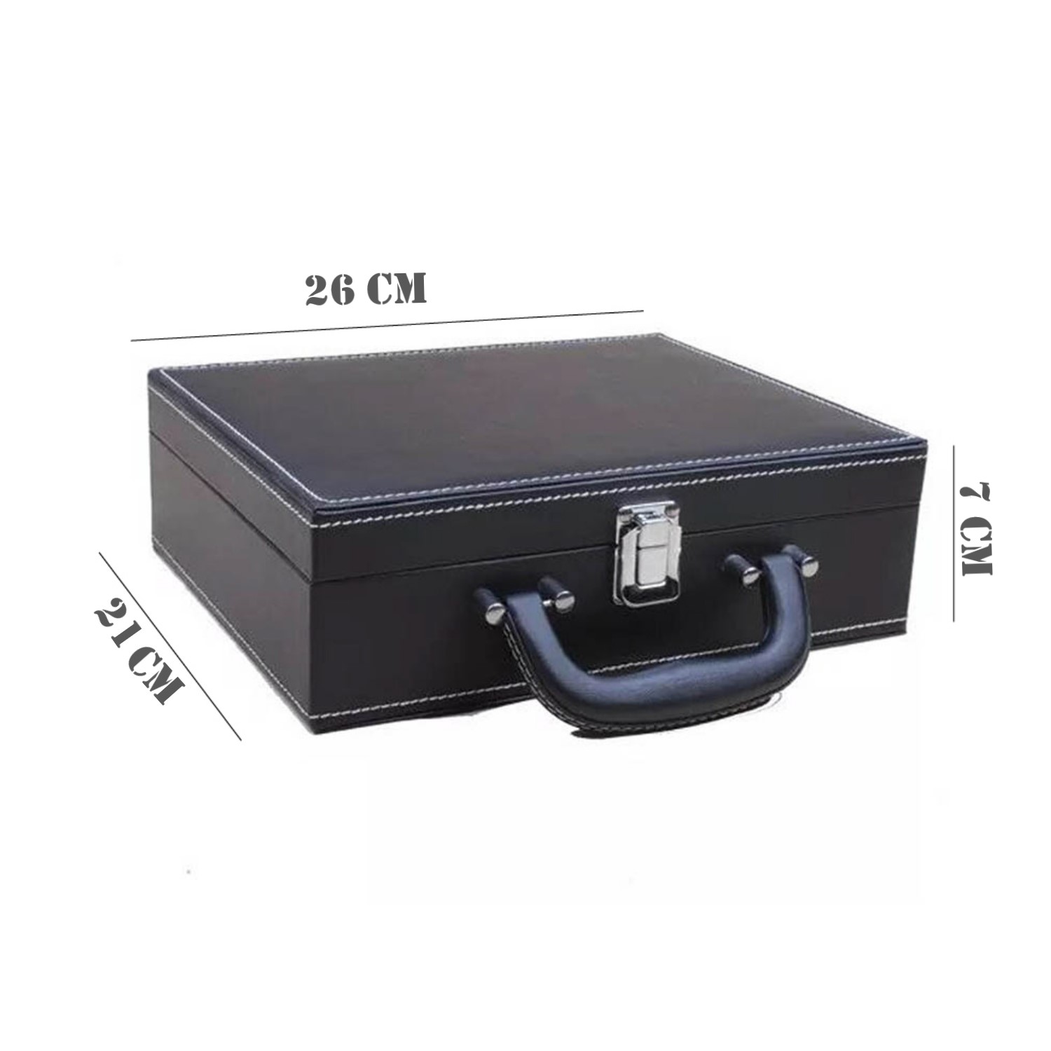 SET DESCORCHADOR VINO+MALETIN ECO CUERO ELEGANTE METALIZADO - 3