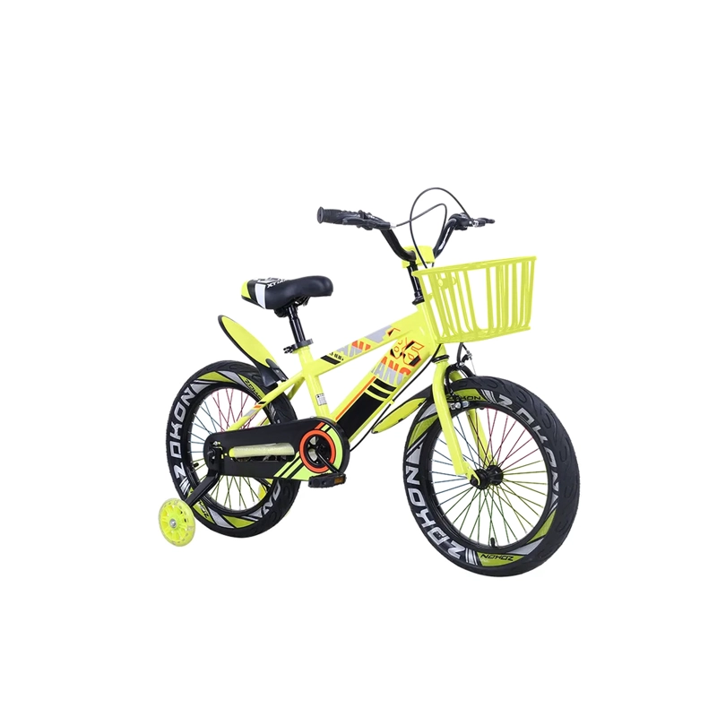BICICLETA MOUNTAIN BIKE LUCES LED Y COLORES ARO 12 AMARILLO - 2