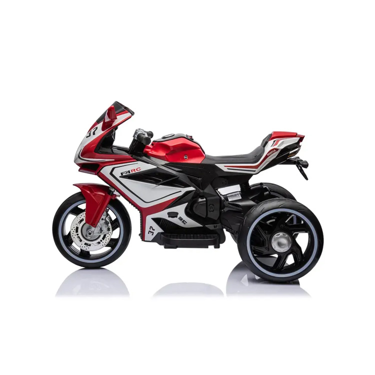 MOTO ELECTRICA INFANTIL CON MUSICA Y LUZ ROJO - 2