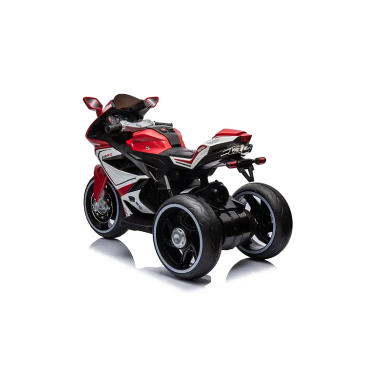 MOTO ELECTRICA INFANTIL CON MUSICA Y LUZ ROJO - 3