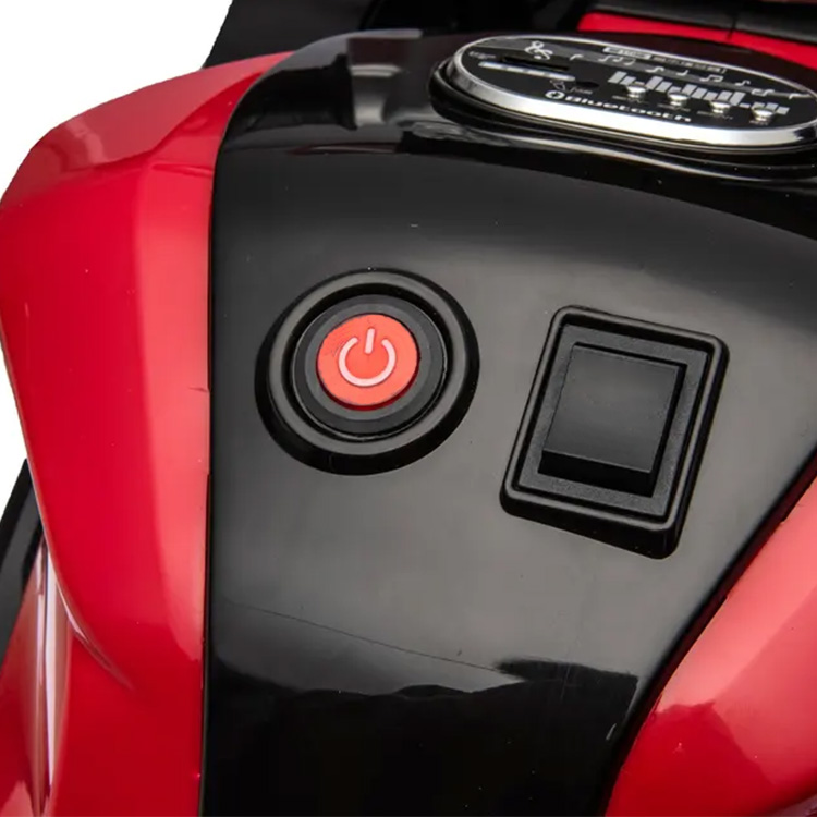MOTO ELECTRICA INFANTIL CON MUSICA Y LUZ ROJO - 7