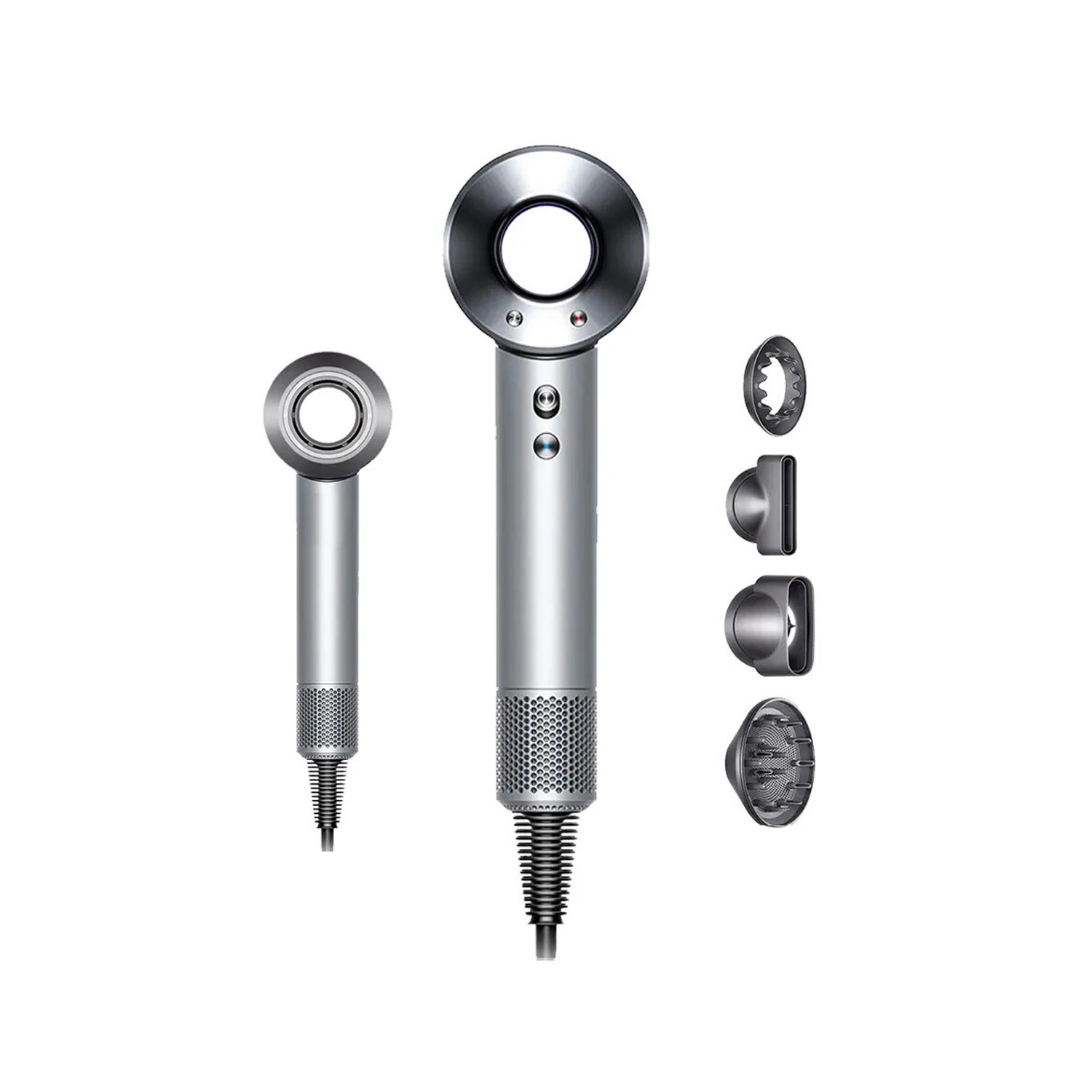 SECADOR DE CABELLO MUNDO ONLINE TIPO DYSON SUPERSONIC DIFUSOR GRIS CROMADO - 3