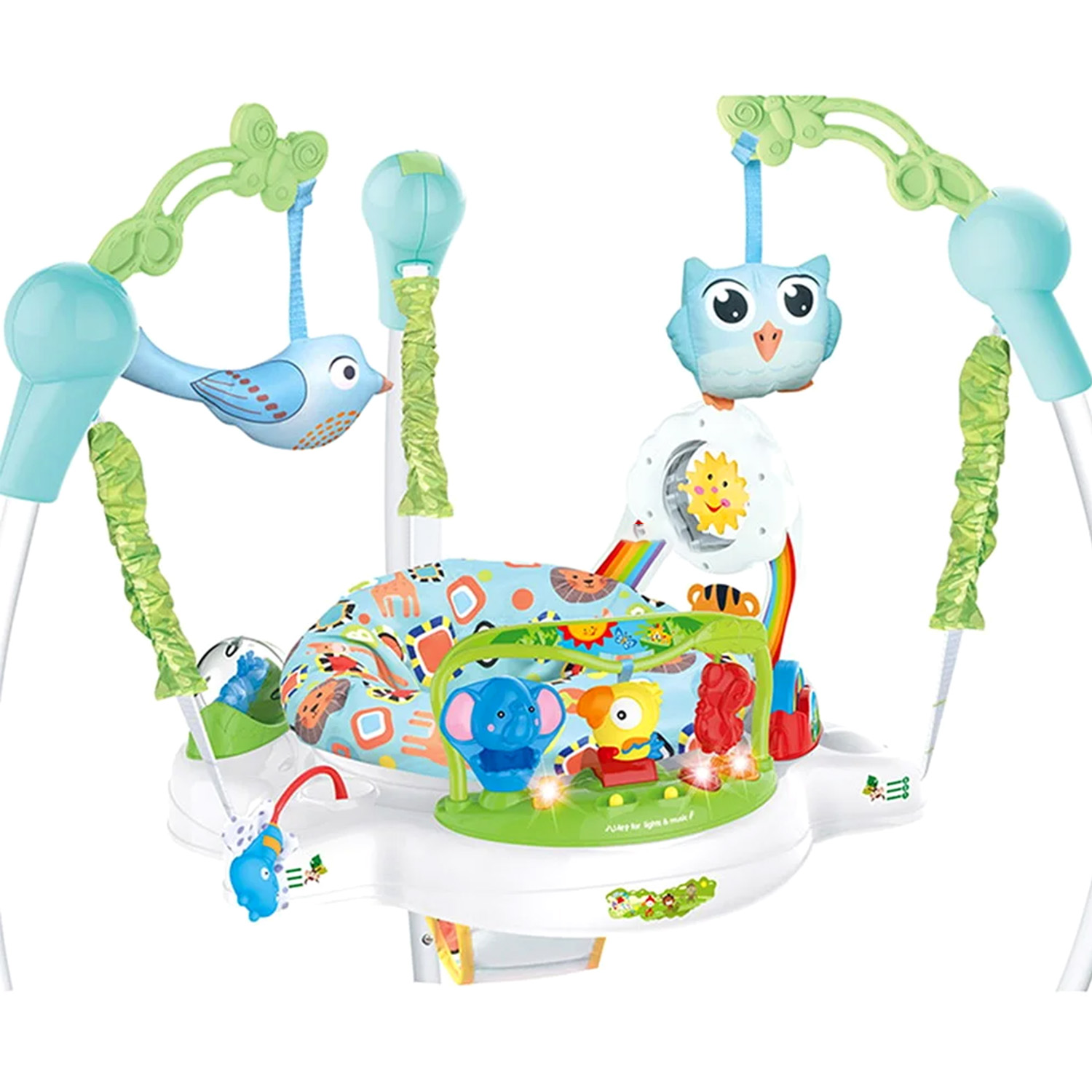 CENTRO DE ACTIVIDADES BEBE SALTARINA MUSICAL BABYJUMPER VERDE - 2