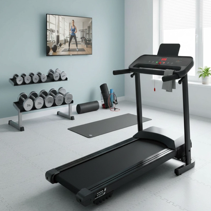 TROTADORA ELECTRICA SPORTIME LIFE-1222 K500 PLEGABLE SUPER COMPACTA NEGRA NEGRO - 2