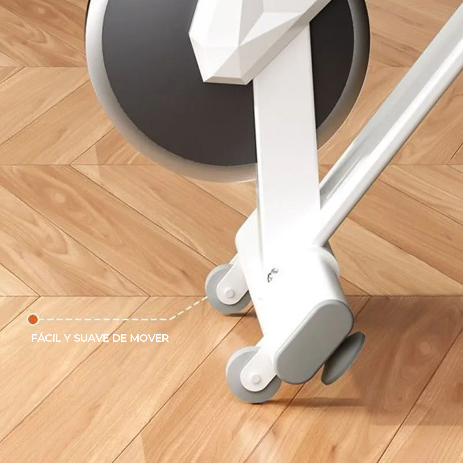 BICICLETA SPINNING MUNDO ONLINE LIFE-1227 PRO SPORT 6 KG RESISTENCIA AJUSTABLE BLANCA - 3