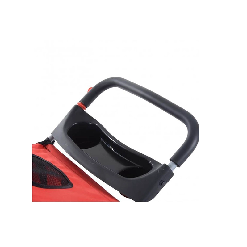 COCHE PERROS GATOS PASEO PLEGABLE PORTATIL 3 RUEDAS MUNDO ONLINE ROJO - 6