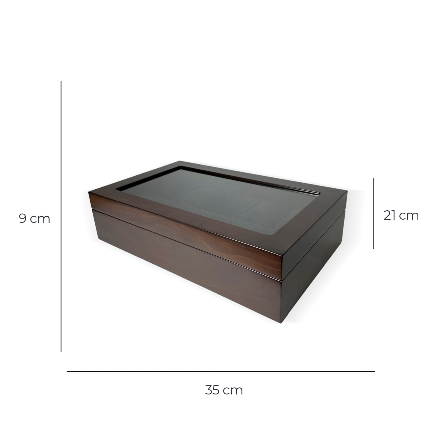 CAJA ESTUCHE ORGANIZADOR 10 RELOJES DE LUJO - 3