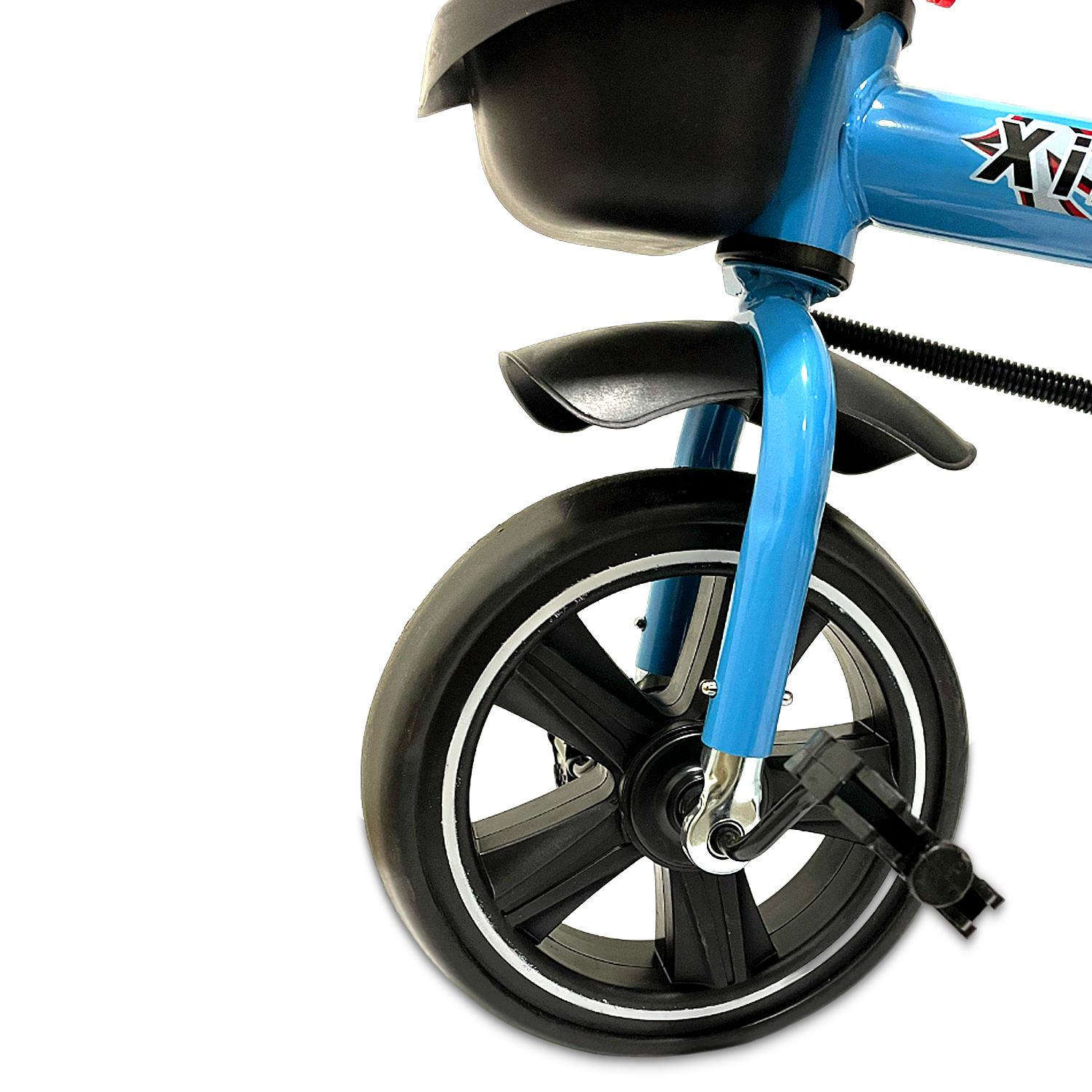 TRICICLO COCHE INFANTIL CON TOLDO 3 EN 1 CON MANGO DIRECCIONAL - 5