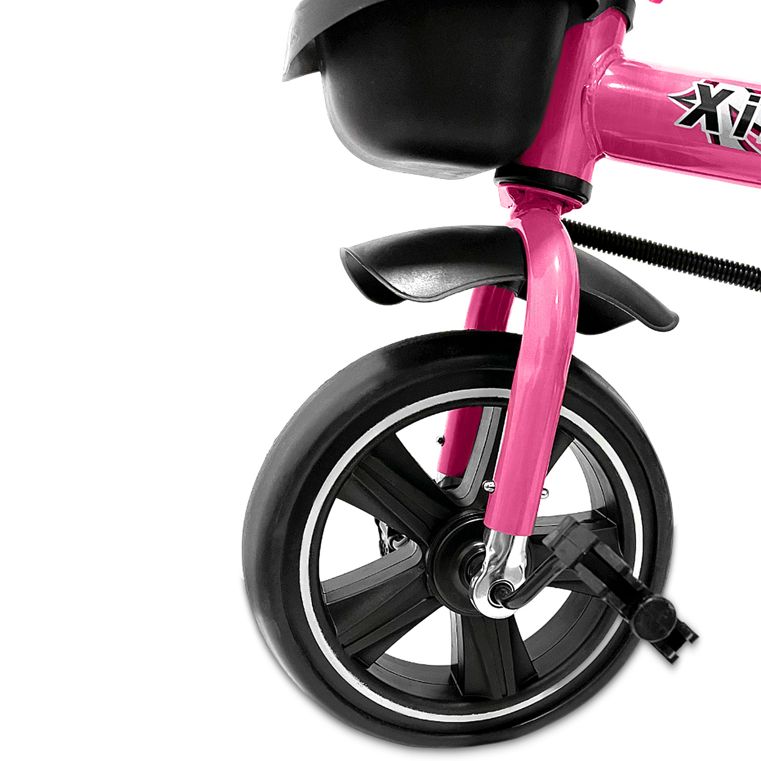 Triciclo Coche Infantil 5 En 1 Con Toldo , Mango Direccional - 4