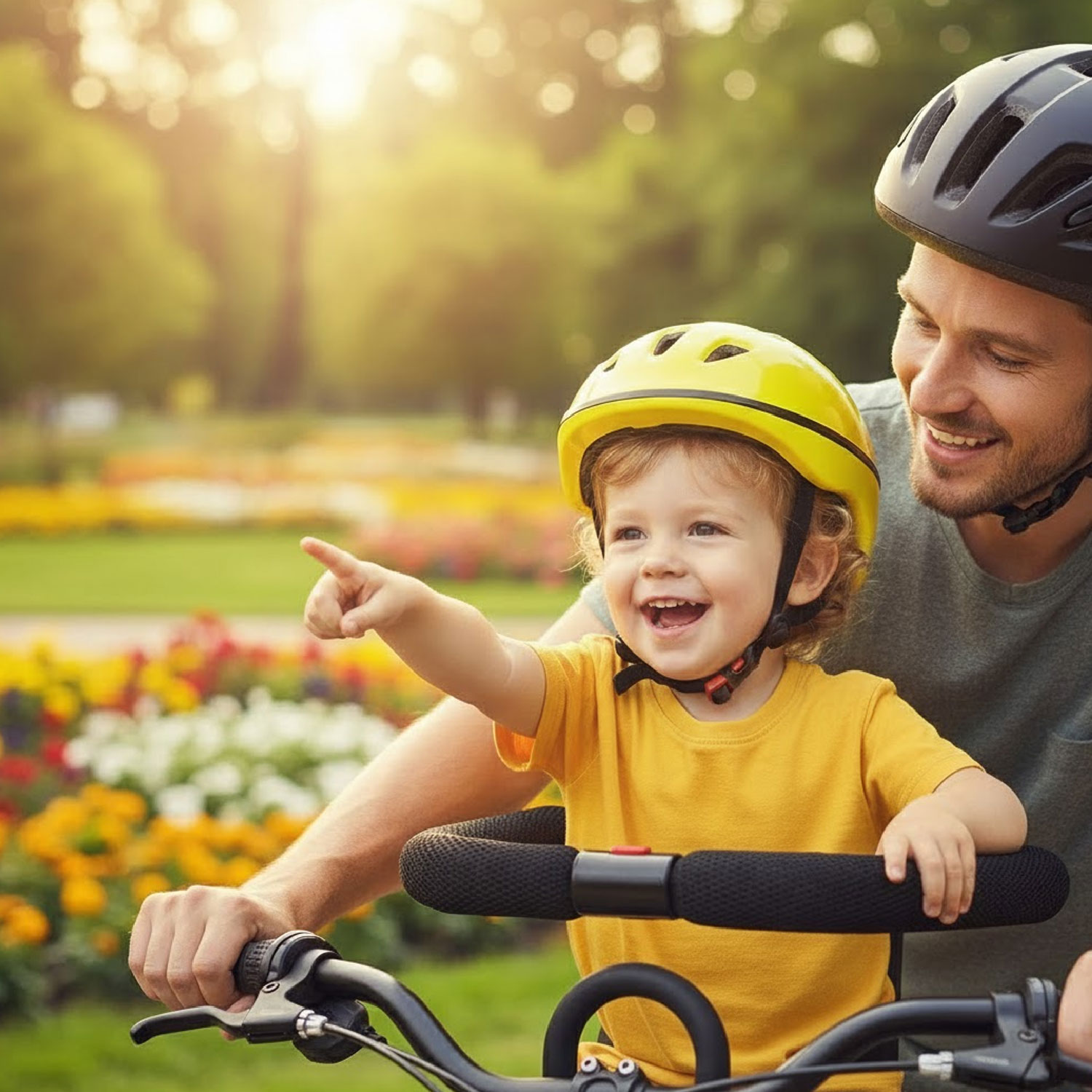 ASIENTO DE NIÑO MUNDO ONLINE ACERO PARA BICICLETA AJUSTABLE CON MANGO - 5