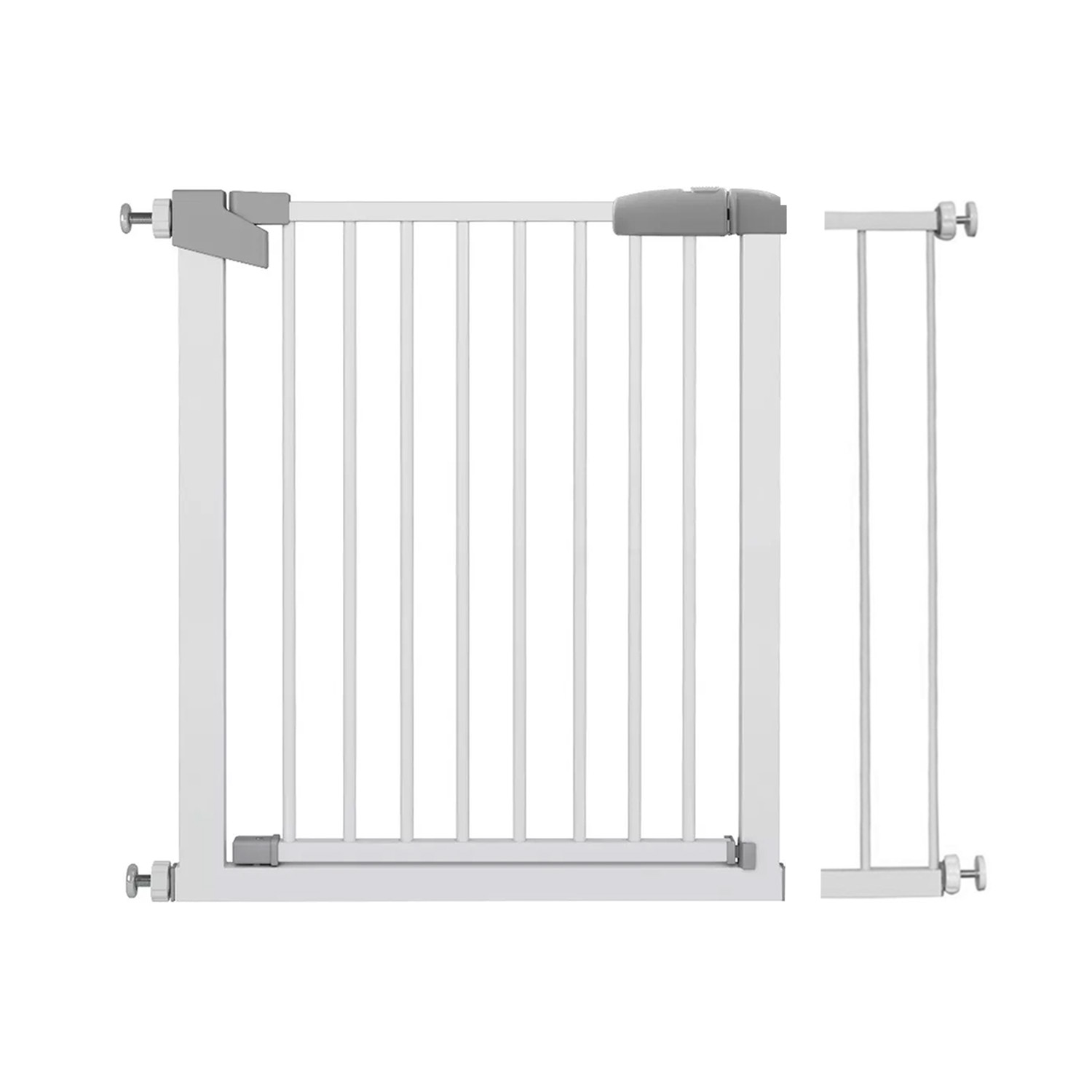 REJA SEGURIDAD MUNDO ONLINE BLANCO ESCALERA PARA BEBE Y MACOTAS 76 A 90 CM - 2