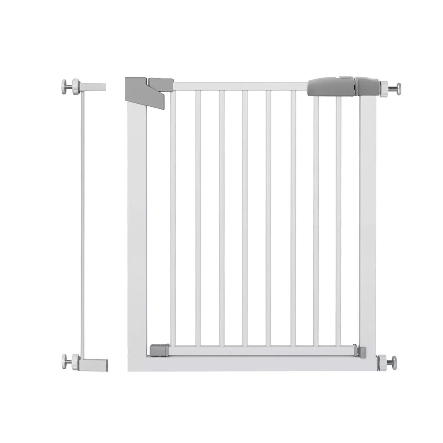 REJA SEGURIDAD MUNDO ONLINE BLANCO ESCALERA PARA BEBE Y MASCOTAS 76 A 97 CM - 2