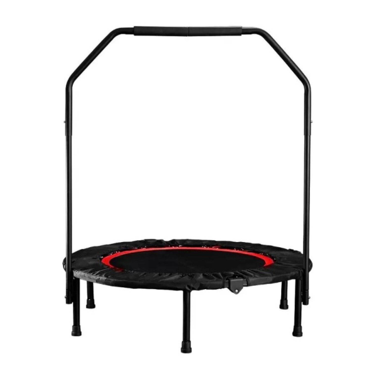 TRAMPOLÍN SPORTIME FITNESS REDONDO CON MANGO Y COBERTOR 100 CM ROJO - 3