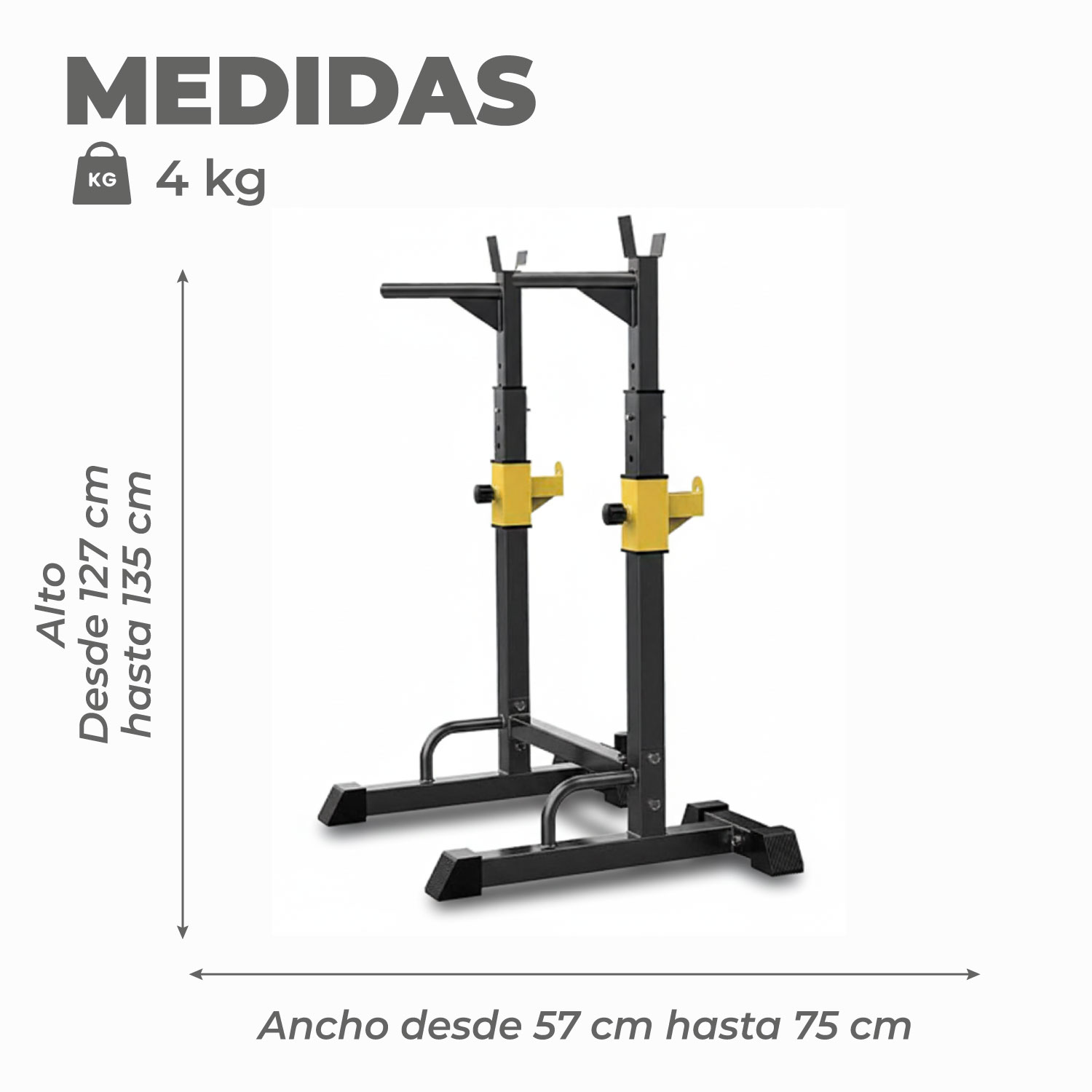 ATRIL SPORTIME ELITE-1060 EXTENDIBLE PARA SENTADILLAS FONDO Y PRESS BANCA - 3