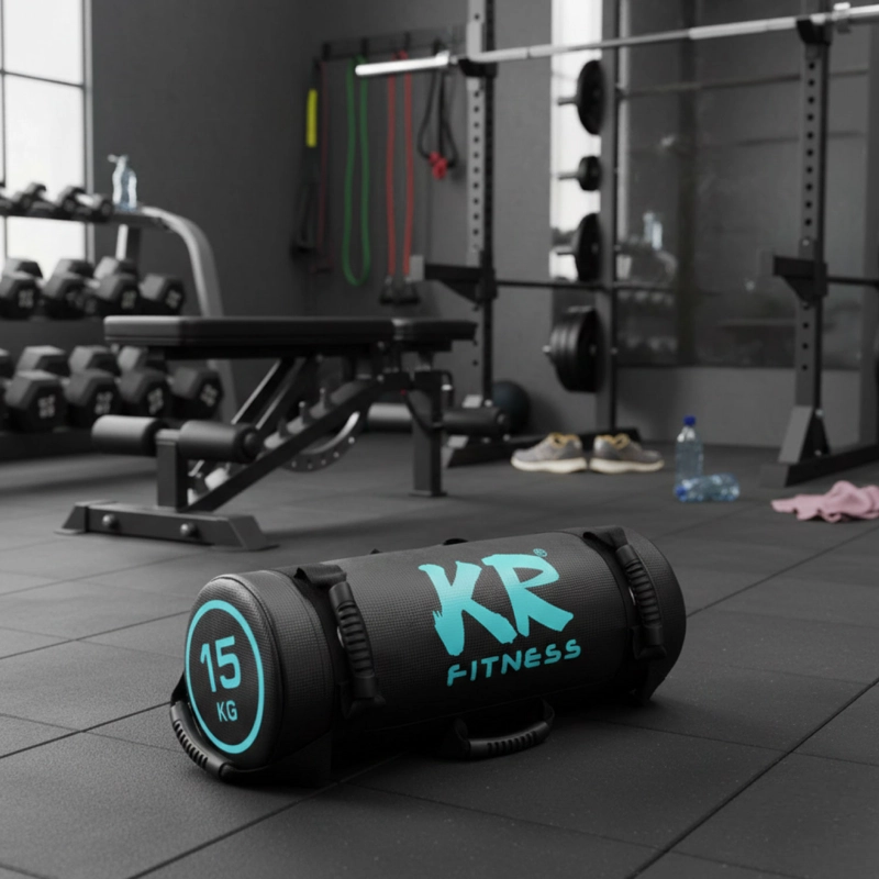 SACO BULGARO SPORTIME DE ENTRENAMIENTO CROSSFIT CON ARENA PESO 15KG - 2