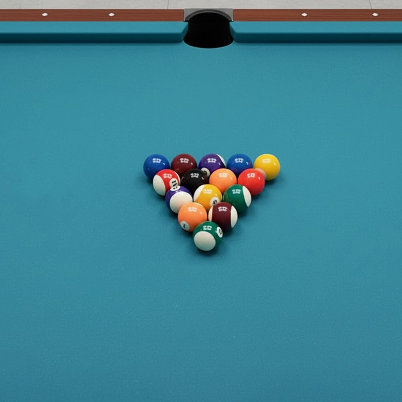 SET POOL BILLAR SPORTIME ACRÍLICO / POLIPROPILENO BOLA JUEGO COMPLETO - 2