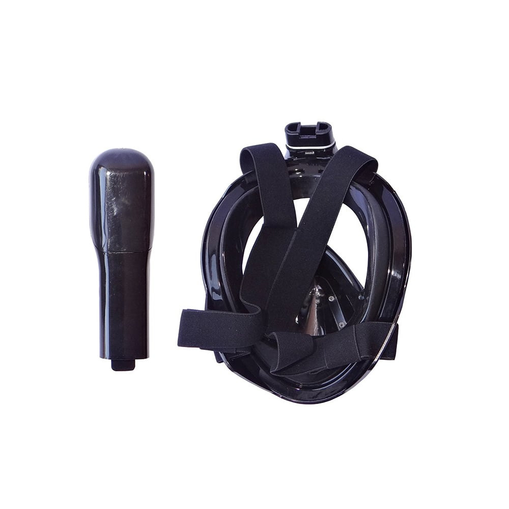 MASCARA BUCEO SPORTIME SNORKEL FULL FACE GOPRO NEGRO L-XL - 2