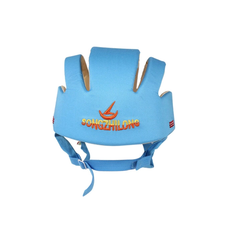 CASCO PROTECCIÓN SEGURIDAD BEBE ANTIGOLPES GATEO CELESTE - 8