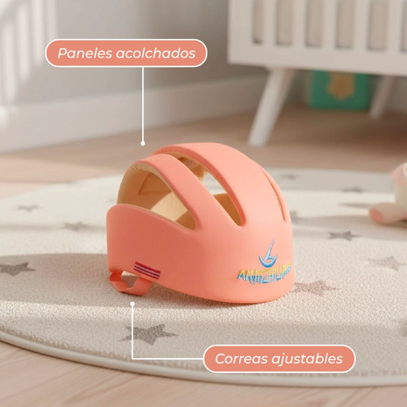 CASCO MUNDO ONLINE PROTECCIÓN SEGURIDAD BEBÉ ANTIGOLPES GATEO - 5
