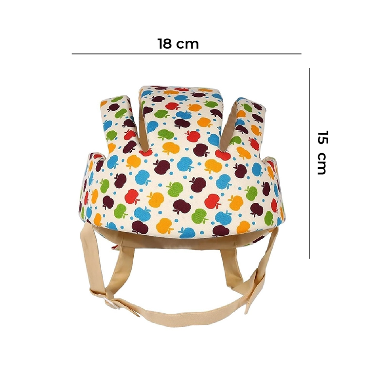 CASCO MUNDO ONLINE PROTECCIÓN SEGURIDAD BEBÉ ANTIGOLPES GATEO BEIGE - 6
