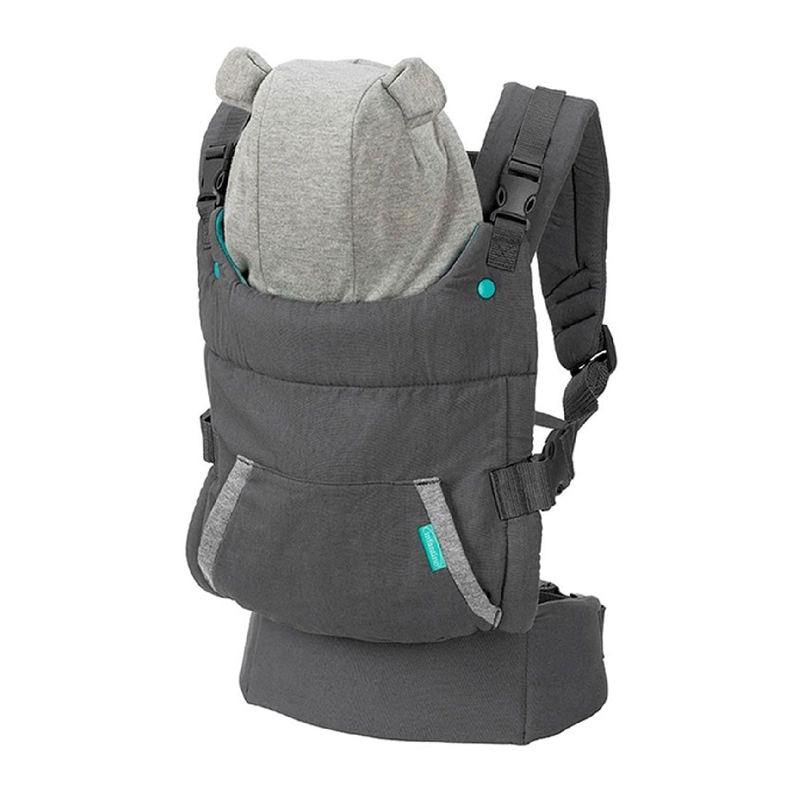 PORTA BEBE ERGONÓMICO OSITO CON GORRITO - 1
