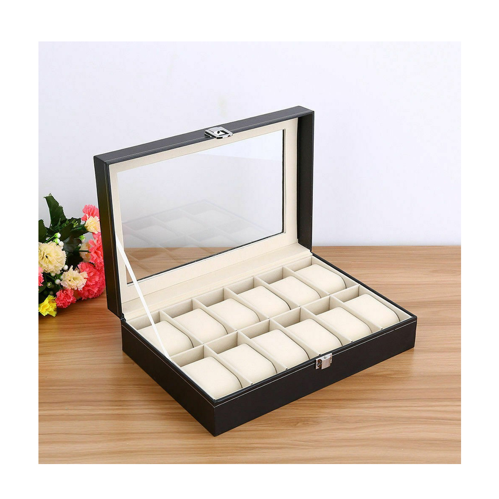 CAJA ORGANIZADORA MUNDO ONLINE PARA 2 RELOJES EXCELENTE CALIDAD - 2