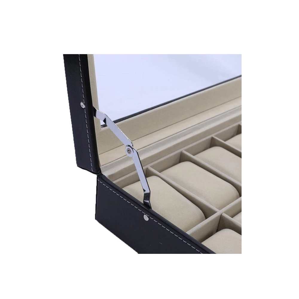 CAJA ORGANIZADORA MUNDO ONLINE PARA 2 RELOJES EXCELENTE CALIDAD - 4