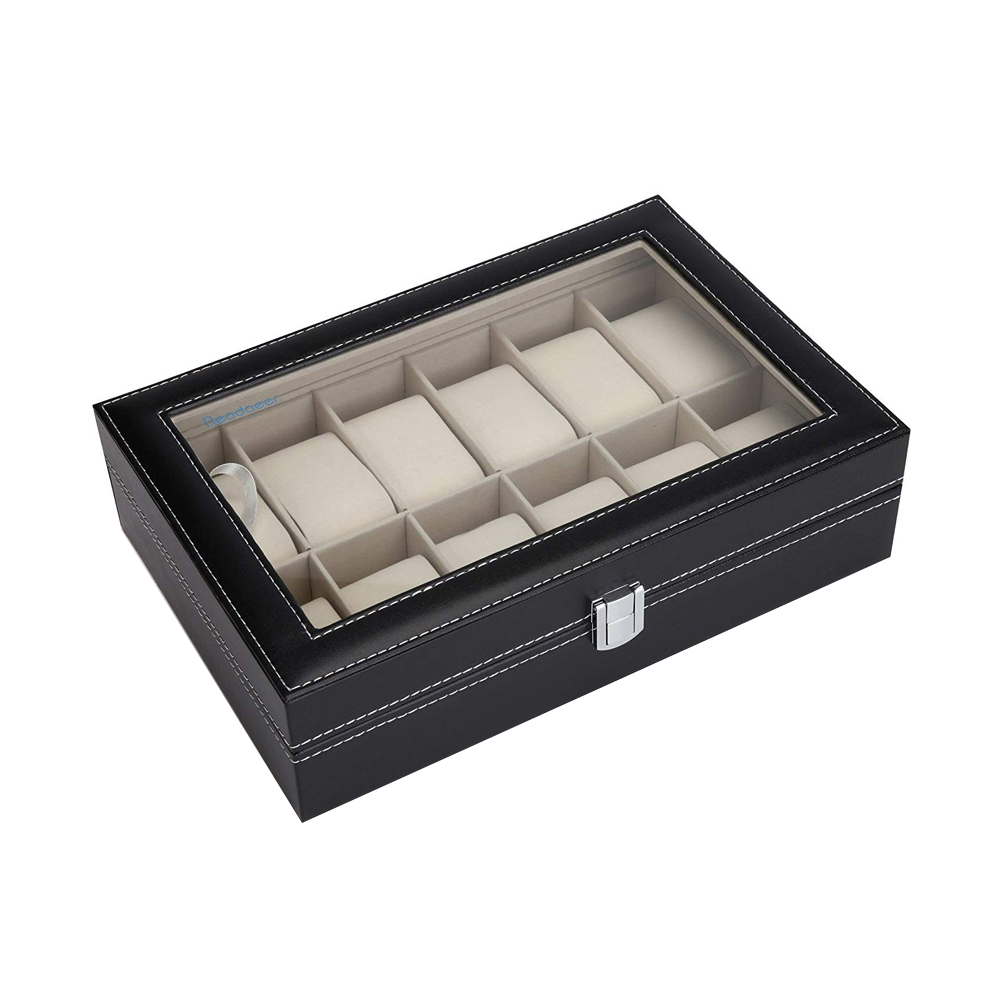 CAJA ORGANIZADORA MUNDO ONLINE PARA 2 RELOJES EXCELENTE CALIDAD - 5