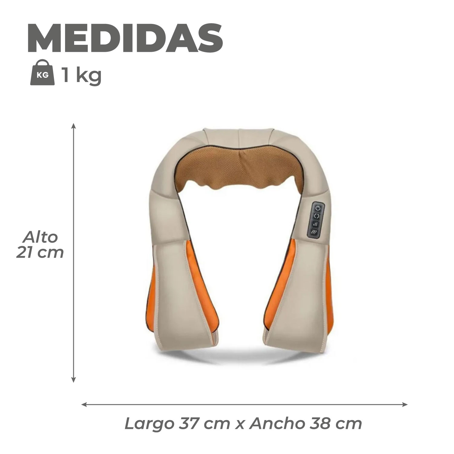 MASAJEADOR CERVICAL PRO PARA CUELLO ESPALDA - 3