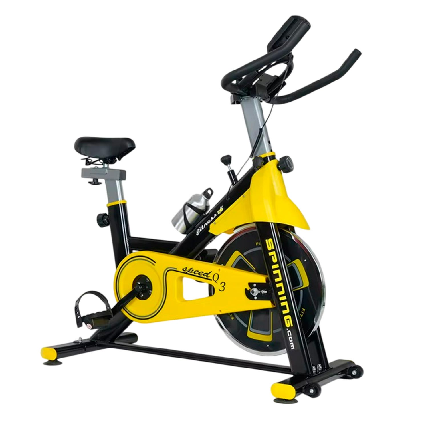 BICICLETA SPINNING PROFESIONAL Q3 PRO 8 KG + MONITOR - 1