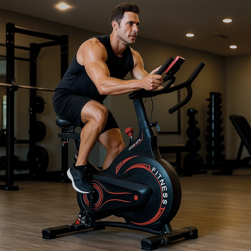 BICICLETA SPINNING MAGNETICA PROFESIONAL T1 DISCO 6KG - 7