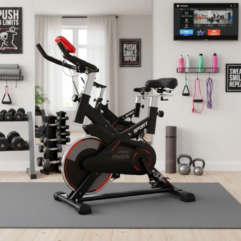 BICICLETA SPINNING PROFESIONAL SPORT&FITNESS CON MONITOR - 2