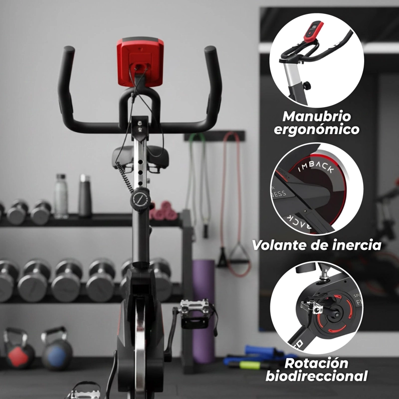 BICICLETA SPINNING PROFESIONAL SPORT&FITNESS CON MONITOR - 4