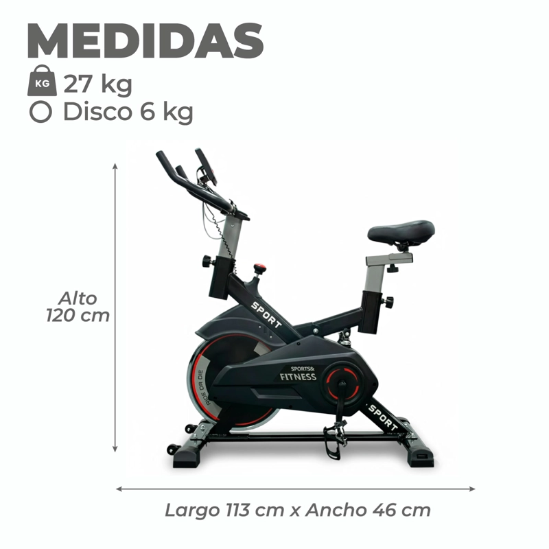 BICICLETA SPINNING PROFESIONAL Q4 CON MONITOR - 3