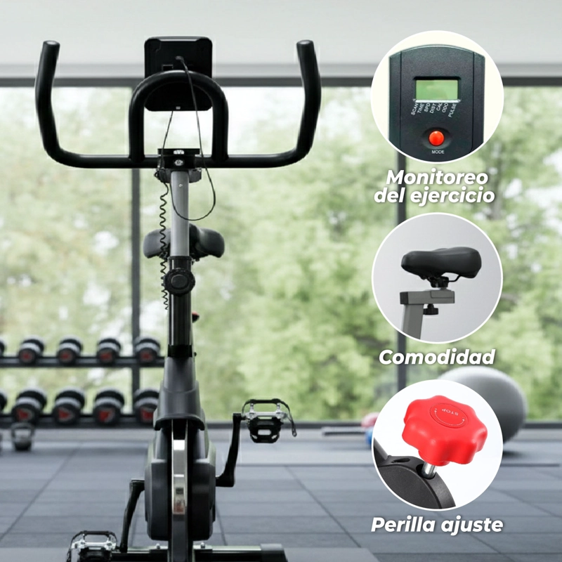 BICICLETA SPINNING PROFESIONAL Q4 CON MONITOR - 4