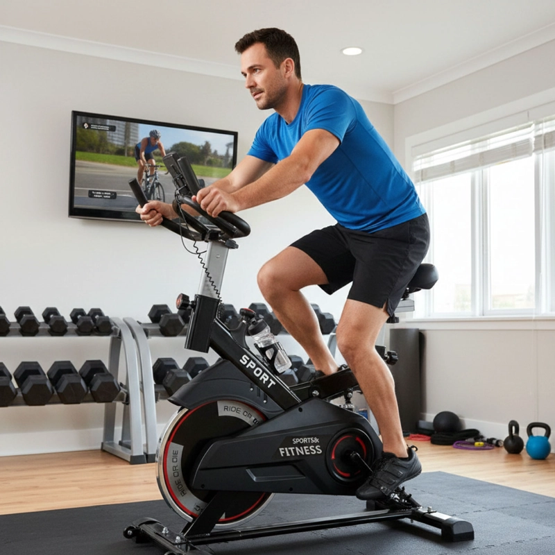 BICICLETA SPINNING PROFESIONAL Q4 CON MONITOR - 5