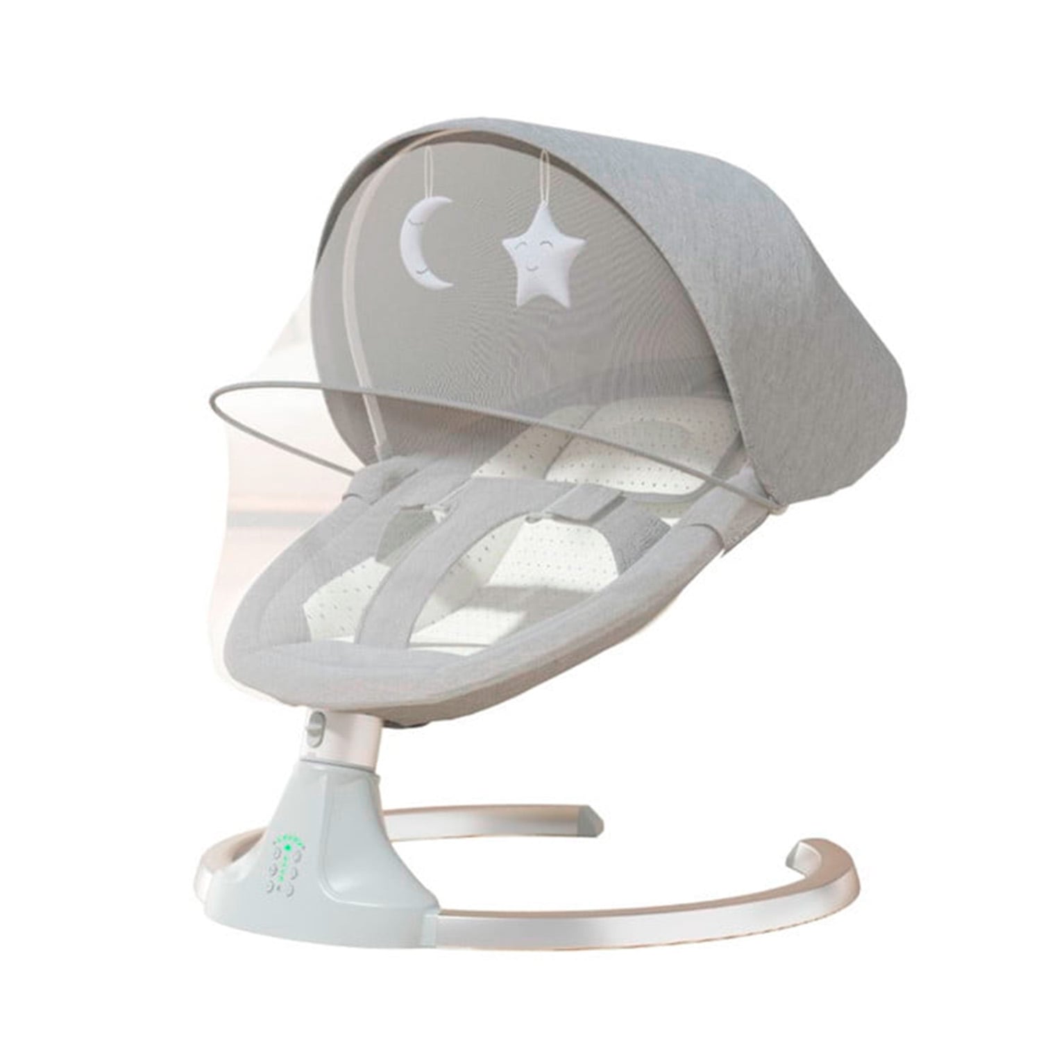 SILLA MECEDORA BEBE INALAMBRICA SAFEBABY BLUETOOTH - GRIS - 1