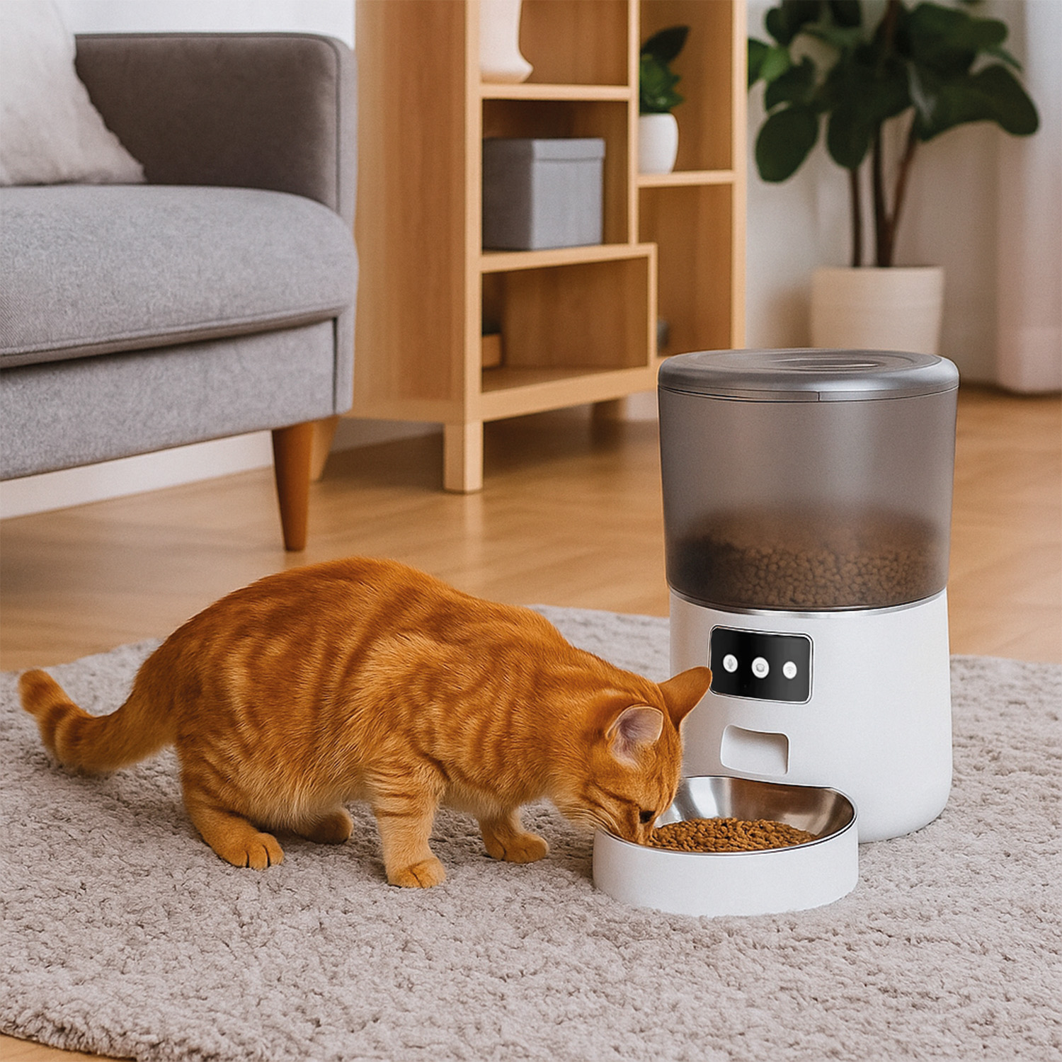 DISPENSADOR AUTOMATICO COMIDA MASCOTAS 4 LTS. WIFI - 7