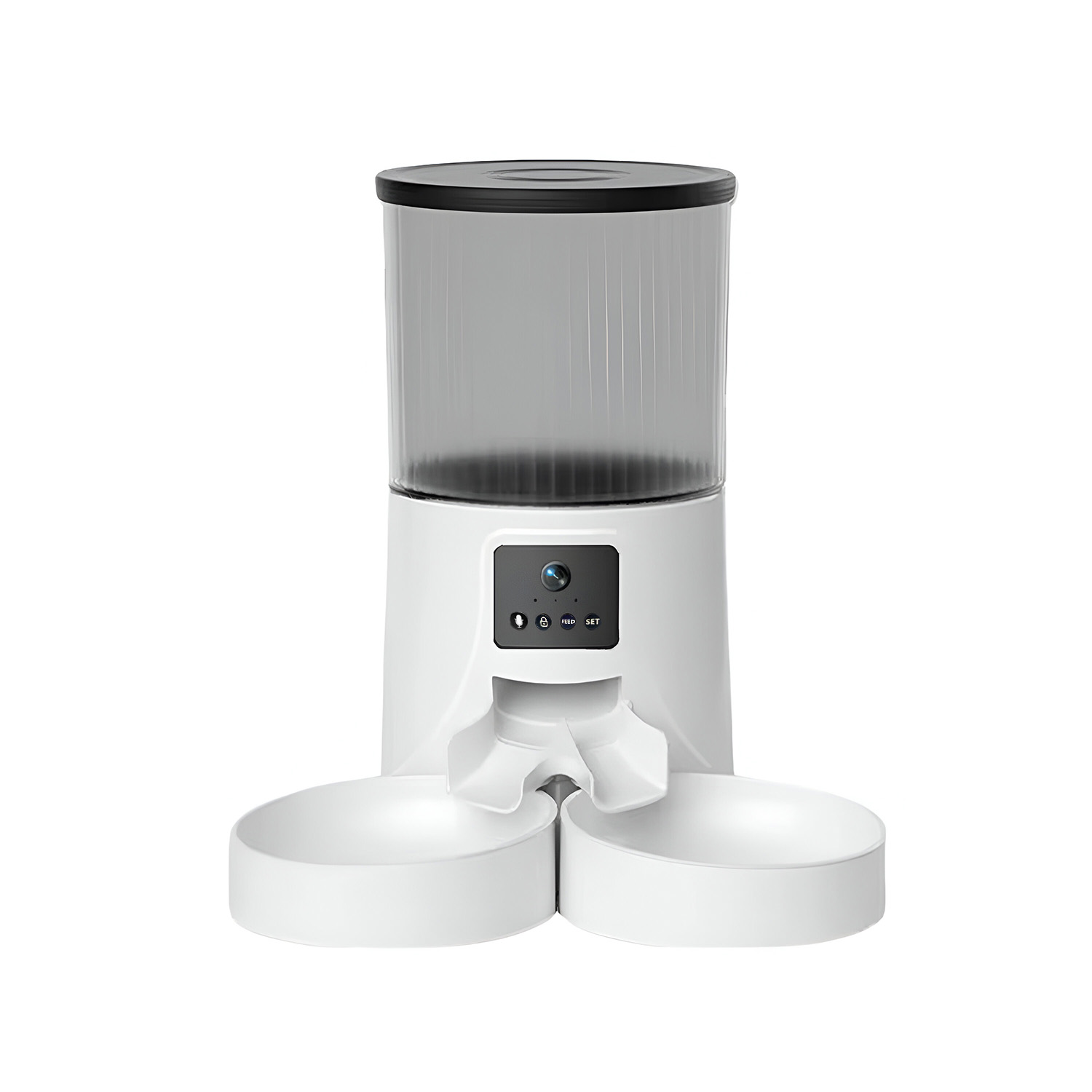 DISPENSADOR AUTOMATICO COMIDA MASCOTAS 4 LTS. CAMARA WIFI - 2