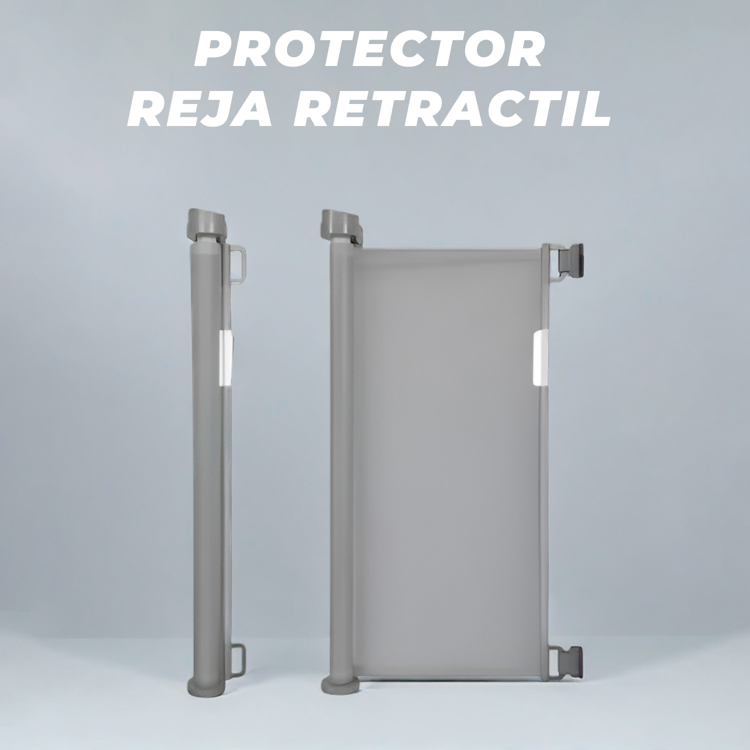 REJA SEGURIDAD ESCALERA PUERTA RETRACTIL BEBE S Y MASCOTAS - 4