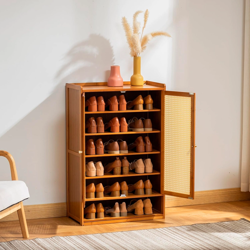 ZAPATERO ORGANIZADOR ALMACENAMIENTO ARMARIO CON PUERTAS - 2