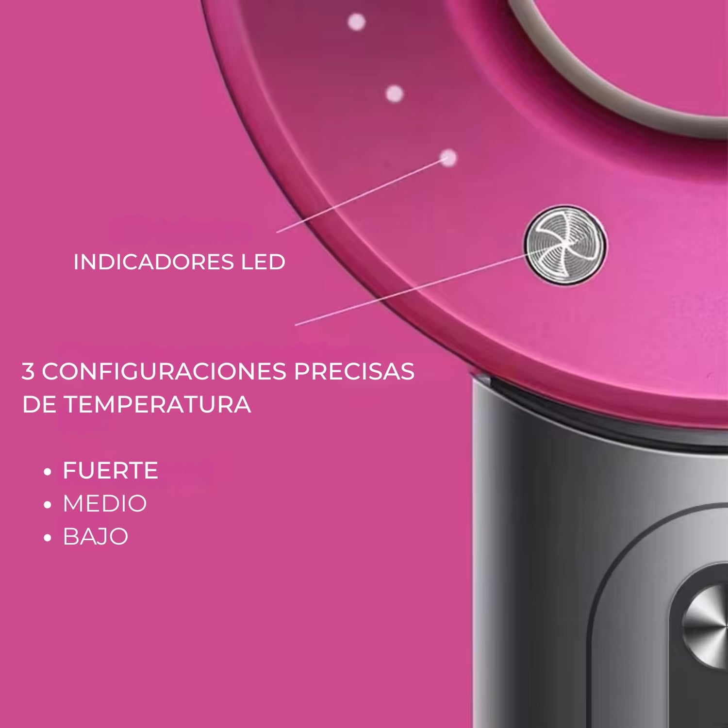 SECADOR DE PELO TIPO DYSON SUPERSONIC 5 ACCESORIOS - 5