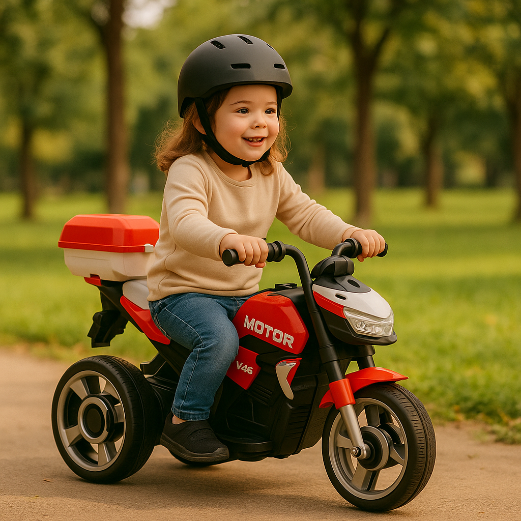 MOTO ELECTRICA NIÑO A BATERIA NITRO ITALY V4 - 5