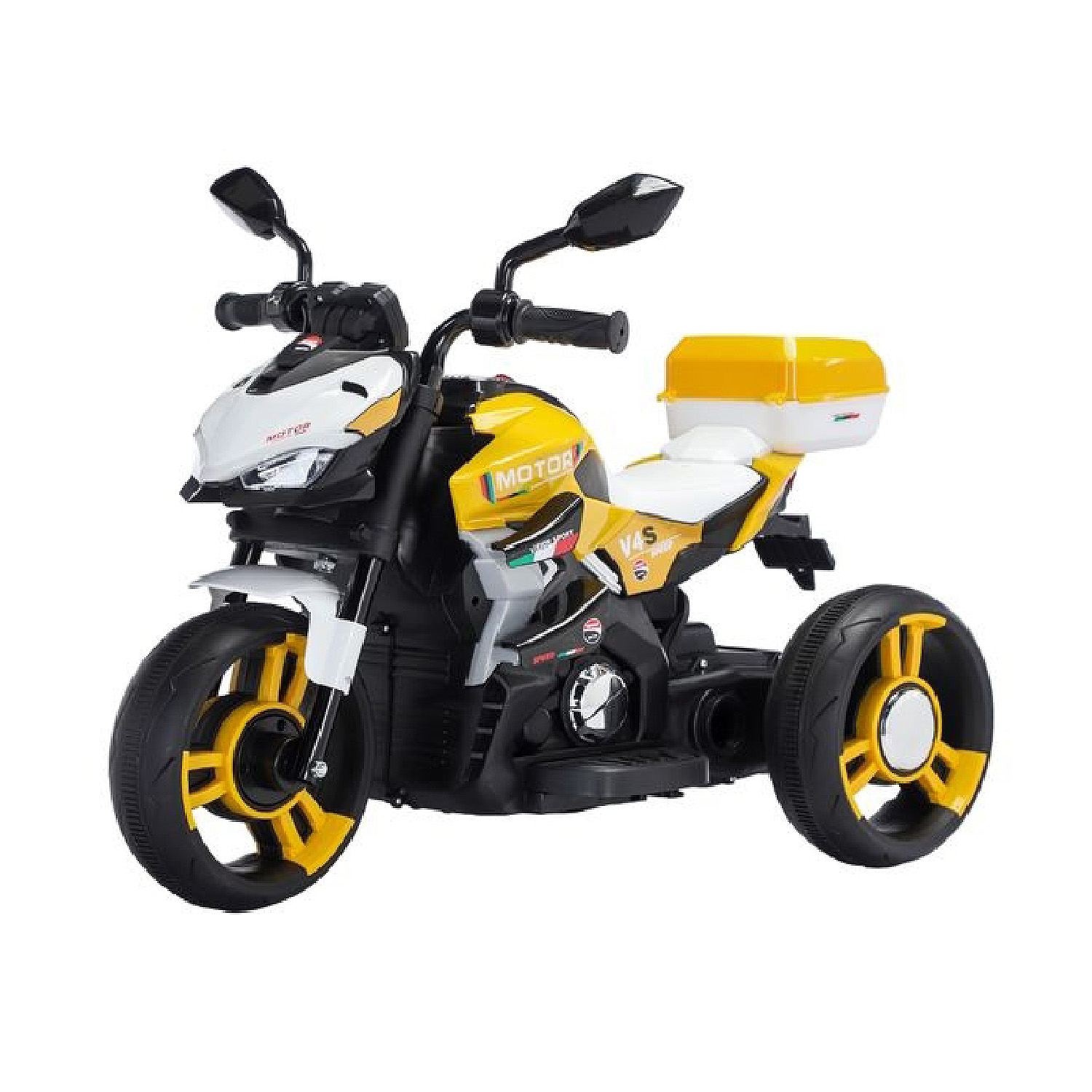 MOTO ELECTRICA NIÑO A BATERIA NITRO ITALY V4 LUZ Y SONIDO - 1