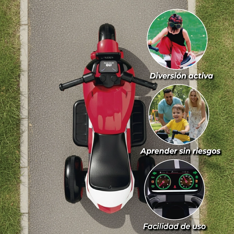 MOTO ELECTRICA NIÑO A BATERIA NITRO FRANCE CF - 6