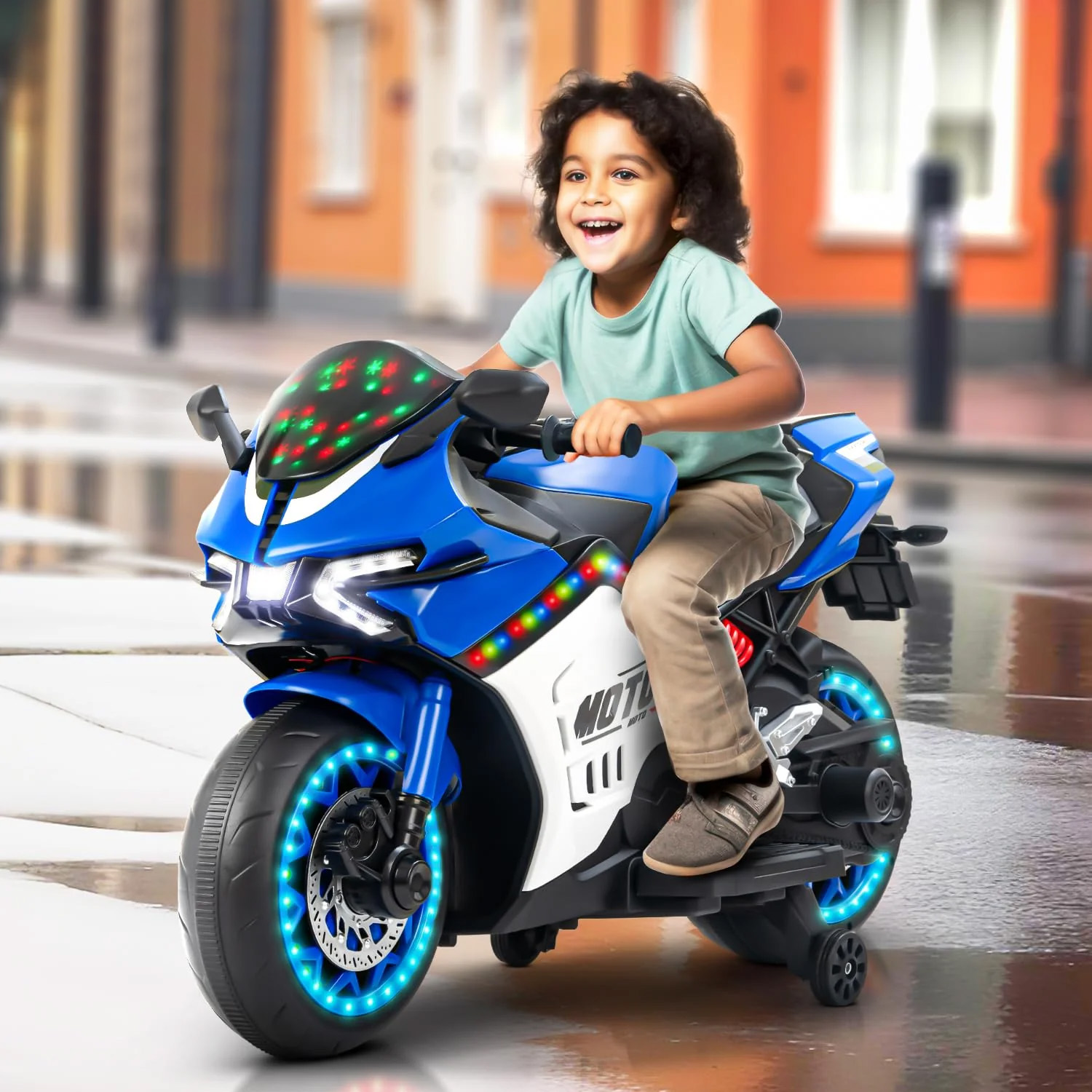 MOTO ELECTRICA NIÑO A BATERIA NITRO ITALY V8 - 3