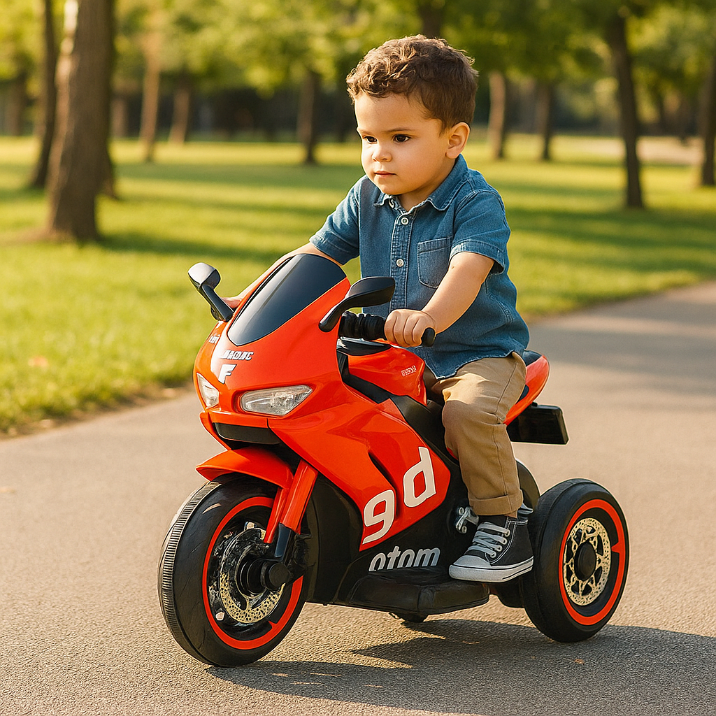 MOTO ELECTRICA INFANTIL 3 RUEDAS TURBO 6V GSX - 2