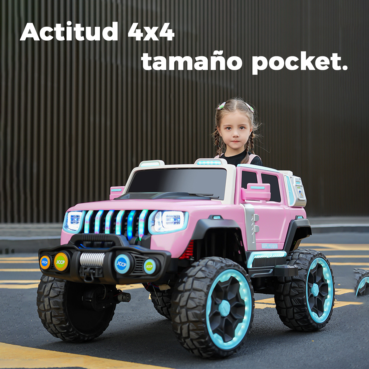 JEEP ELECTRICO XXL CON LUCES LED SONIDO Y CONTROL - 3